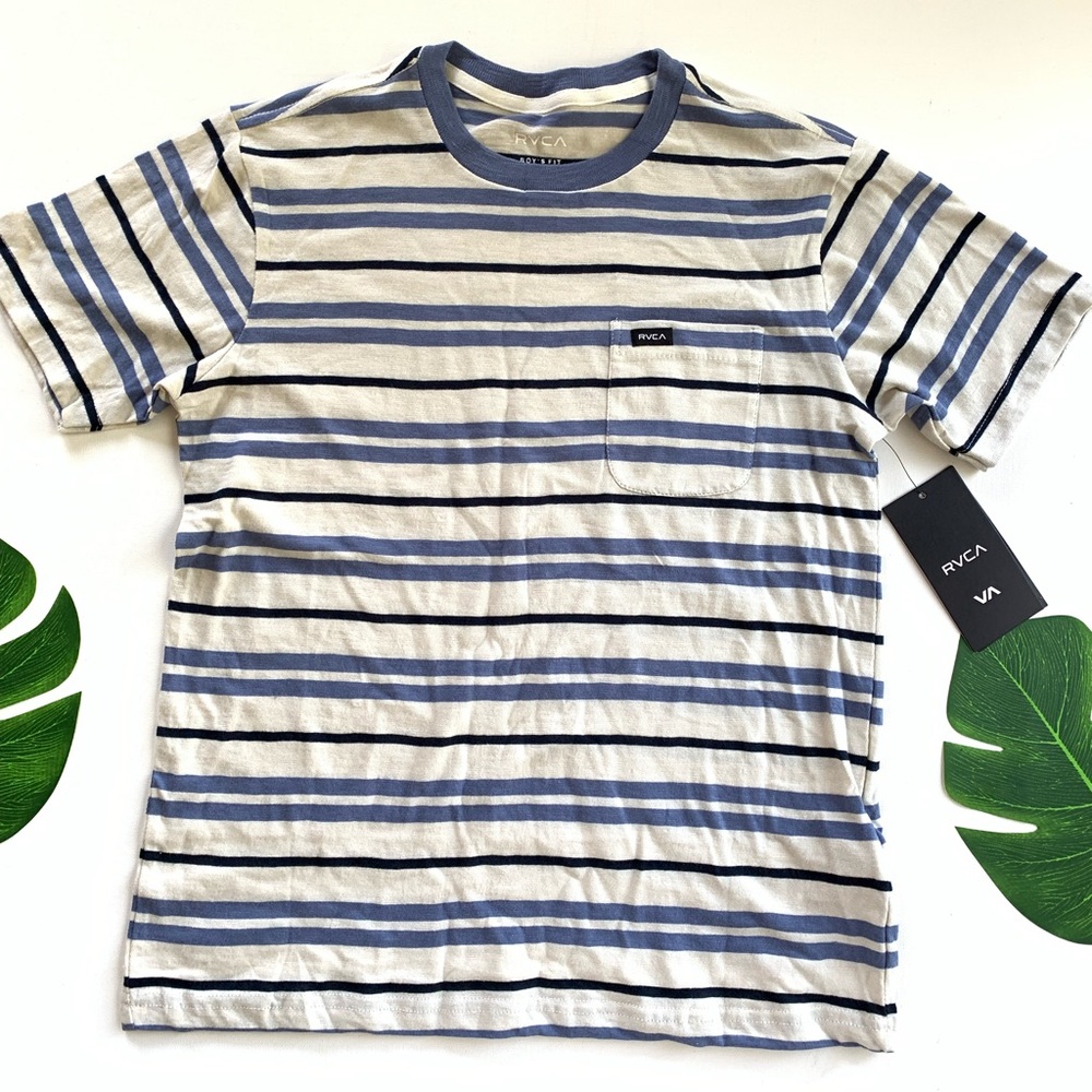 🌊RVCA Capistrano Stripe Short Sleeve🌊